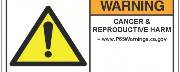 Prop 65 warning label
