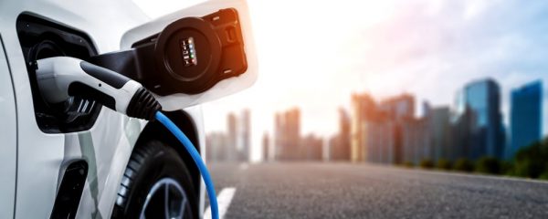 Ev,Charging,Station,For,Electric,Car,In,Concept,Of,Green
